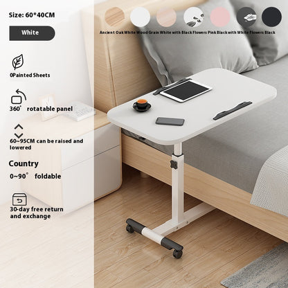 Laptop Bedside Adjustable Rotating Table Creative Simple And Portable