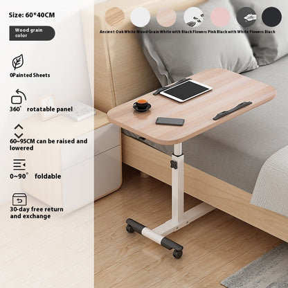 Laptop Bedside Adjustable Rotating Table Creative Simple And Portable